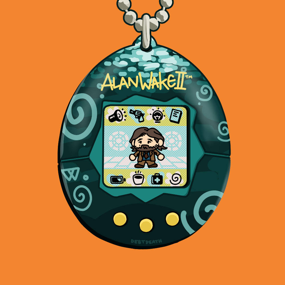 Alan Wake as a tamagotchi