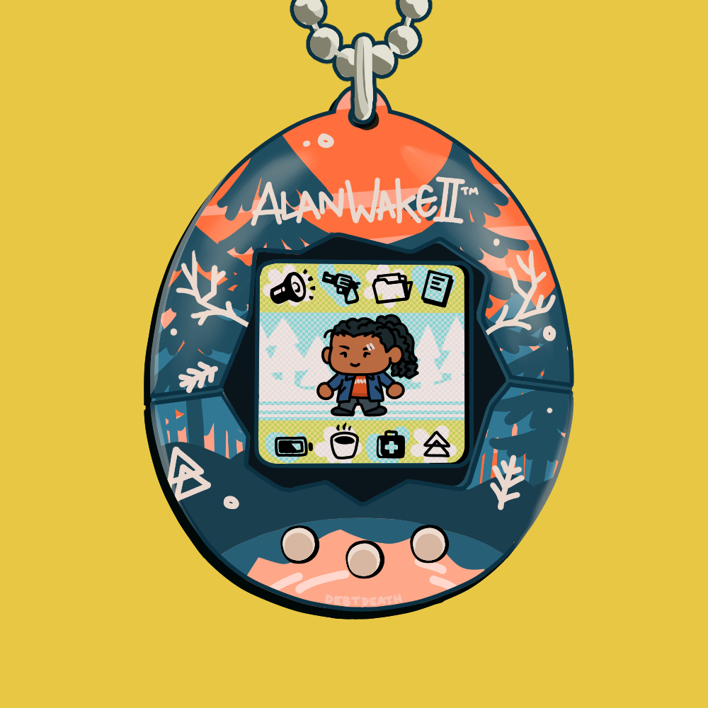 Saga Anderson as a tamagotchi