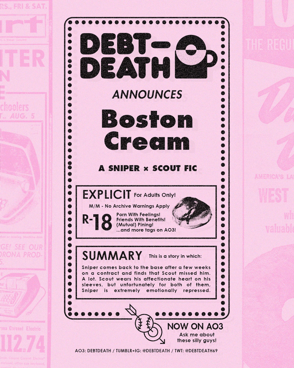 Boston Cream Poster